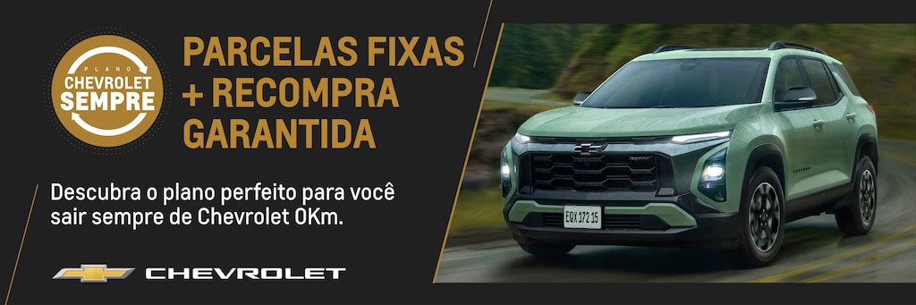 Conheça o plano Chevrolet Sempre da Metronorte Colin e saia de carro 0km