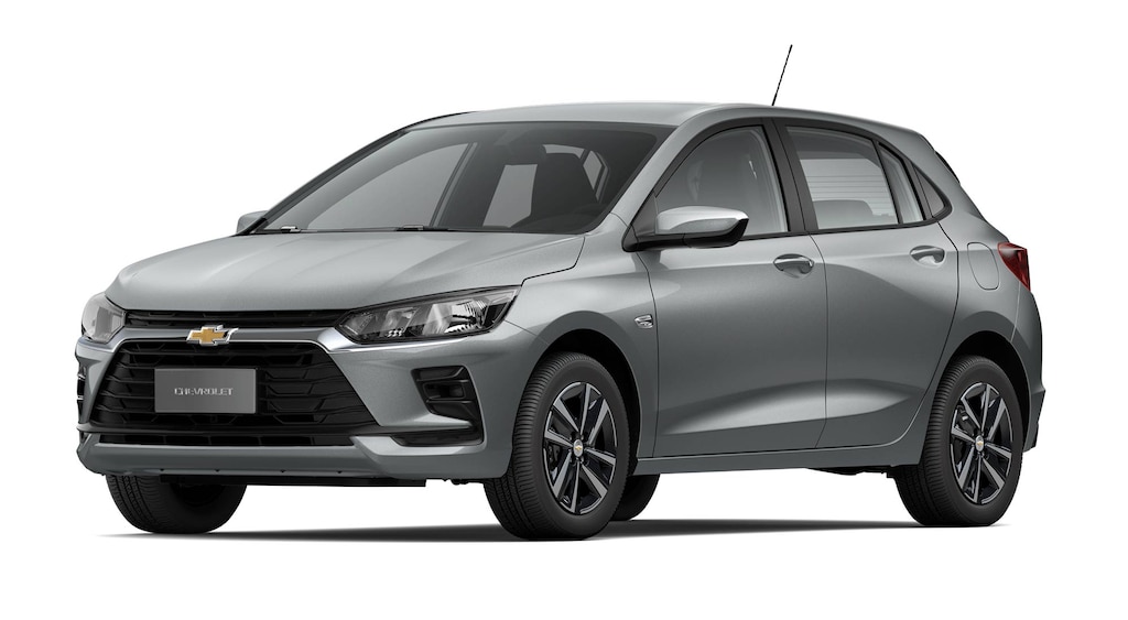 Onix LT Turbo 2026 na cor prata shark